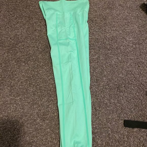 Mint/neon green leggings - Picture 1 of 4